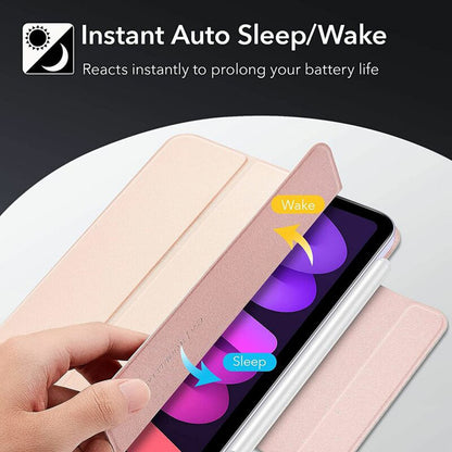 Tok Apple iPad mini (2024) / mini (2021) készülékhez, ESR, Rebound, Aranyrózsaszín