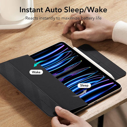 Tok Apple iPad Pro 11 (2022) / Pro 11 (2021) / Pro 11 (2020) / Pro 11 (2018) készülékhez, ESR, Rebound, Fekete