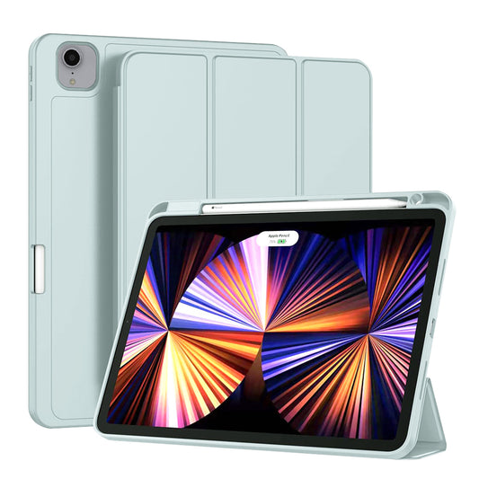 Tok Apple iPad Pro 11 (2022) / Pro 11 (2021) / Pro 11 (2020) / Pro 11 (2018) készülékhez, Techsuit, Flex Trifold, Kék