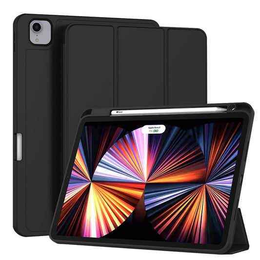 Tok Apple iPad Pro 11 (2022) / Pro 11 (2021) / Pro 11 (2020) / Pro 11 (2018) készülékhez, Techsuit, Flex Trifold, Fekete