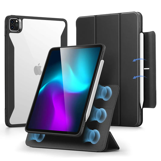 Tok Apple iPad Pro 11 (2024) készülékhez, ESR, Rebound Hybrid, Fekete