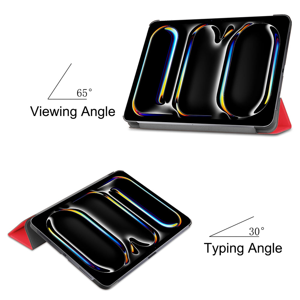 Tok Apple iPad Pro 11 (2024) számára, Techsuit, FoldPro, Piros