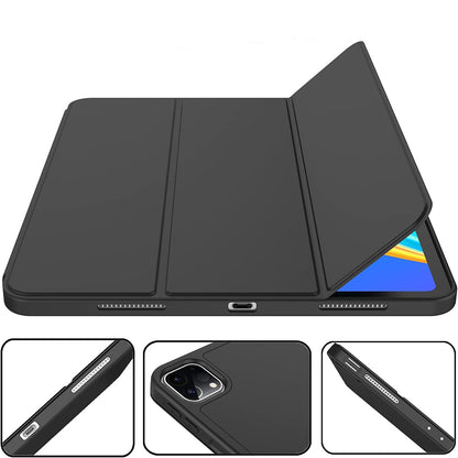 Tok Apple iPad Pro 12.9 (2022) / Pro 12.9 (2021) / Pro 12.9 (2020) / Pro 12.9 (2018) készülékhez, Techsuit, Flex Trifold, Fekete