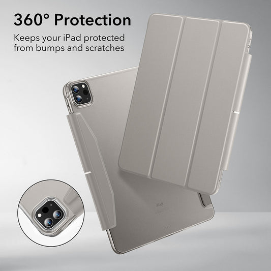 Tok a Apple iPad Pro 13-hoz (2024), ESR, Ascend Trifold, Szürke