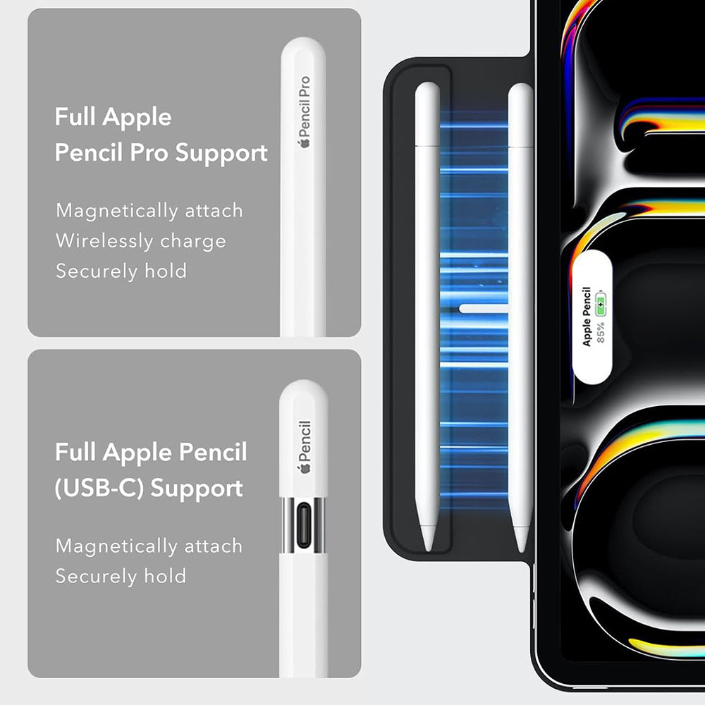 Tok Apple iPad Pro 13 (2024) számára, ESR, Rebound, Szürke