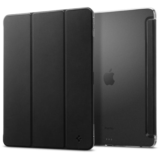 Tok Apple iPad Pro 13 (2024) készülékhez, Spigen, Liquid Air Folio, Fekete