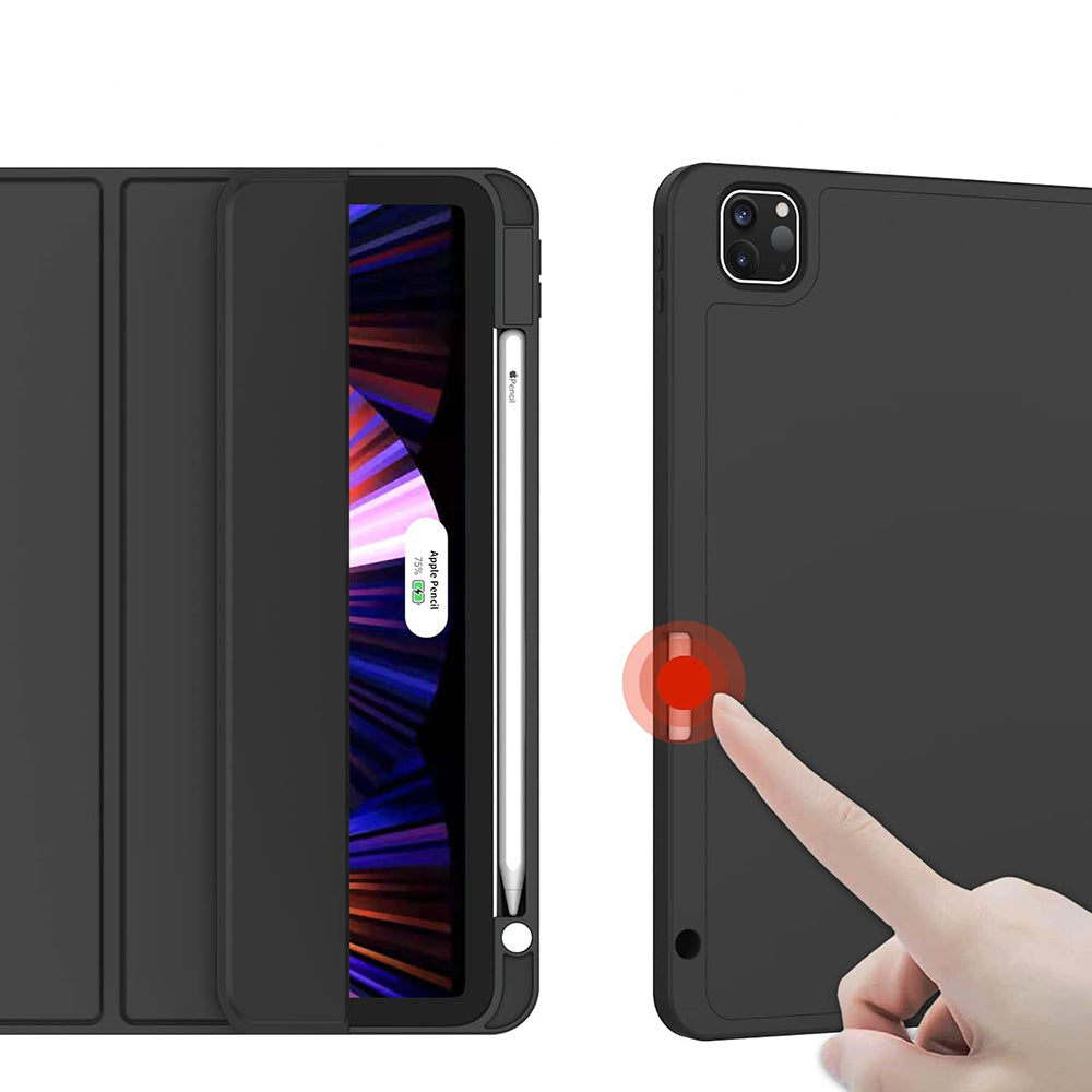 Tok Apple iPad Pro 13 (2024) számára, Techsuit, Flex Trifold, Fekete