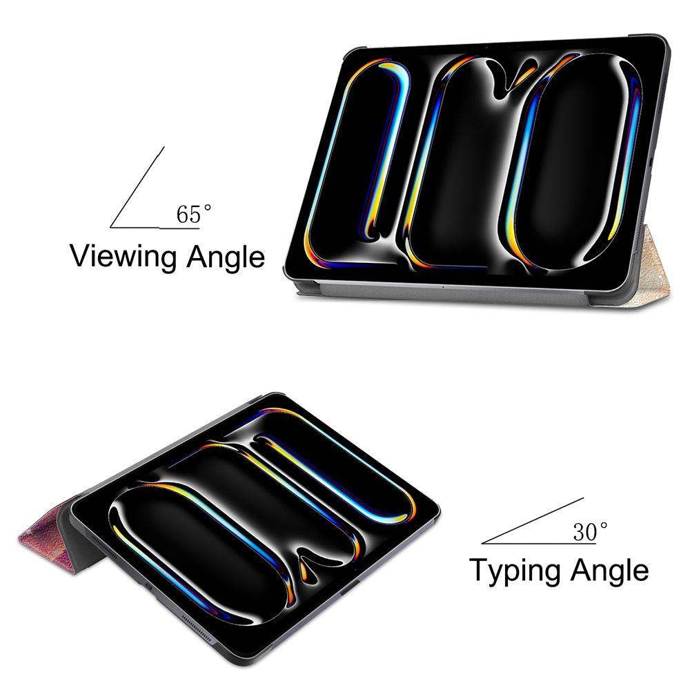 Tok Apple iPad Pro 13 (2024) számára, Techsuit, FoldPro Galaxy, Többszínű