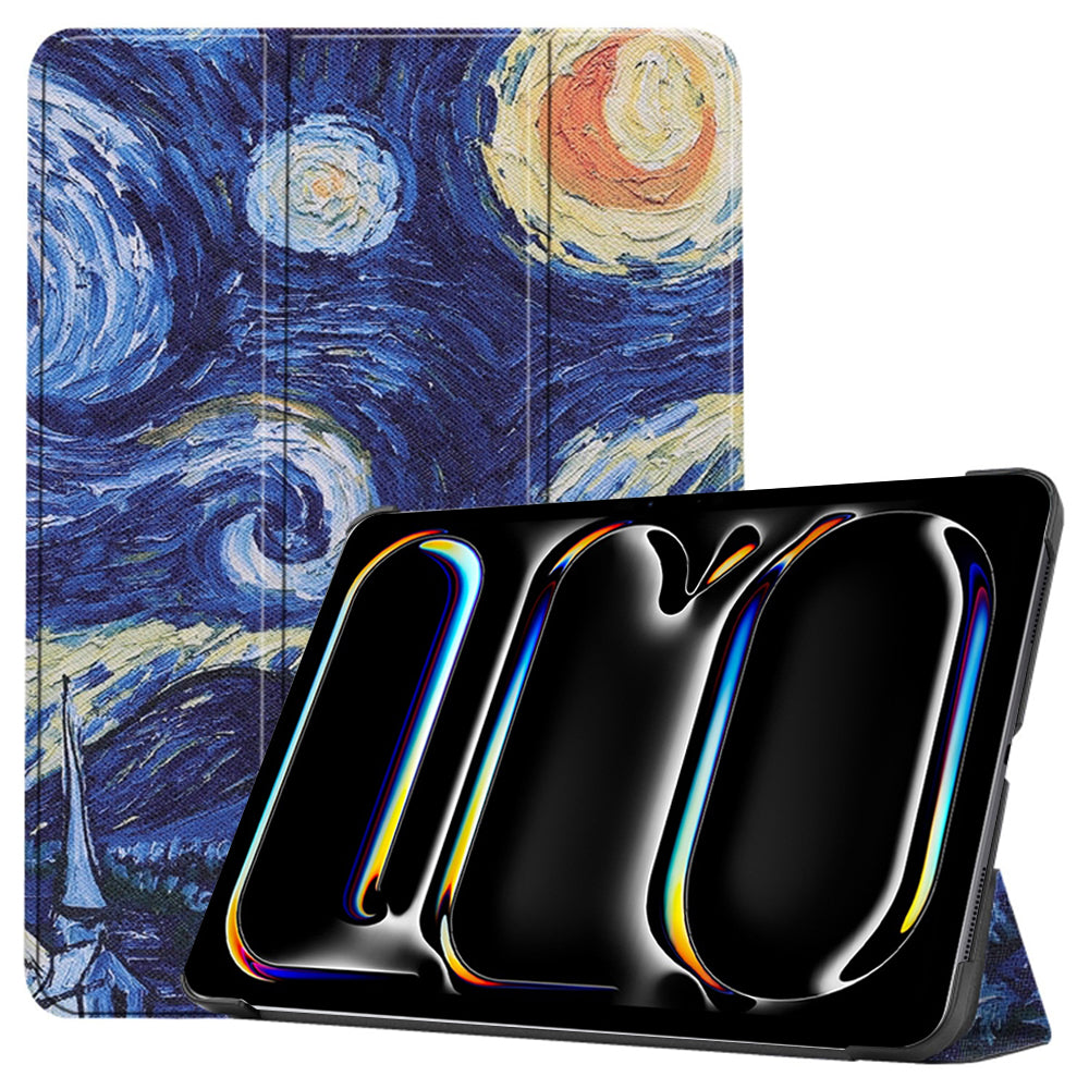 Tok Apple iPad Pro 13 (2024) számára, Techsuit, FoldPro Starry Night, Többszínű