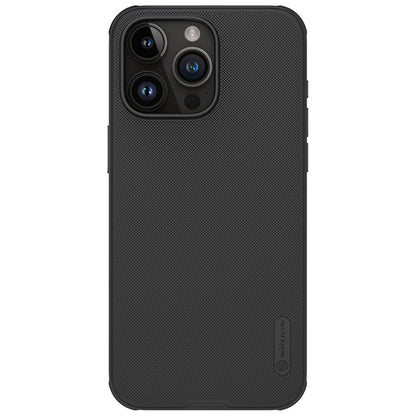 tok Apple iPhone 16-hoz, Nillkin, Super Frosted Shield Pro, Fekete 