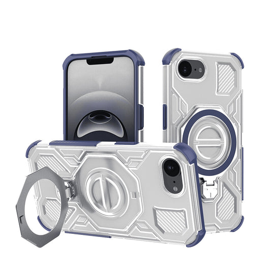 Tok Apple iPhone 17e / 16e-hez, Techsuit, Carbon Shield Pro, Kék