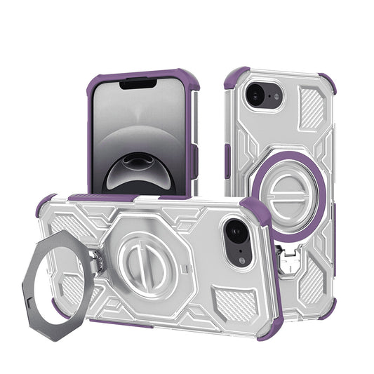 Tok Apple iPhone 17e / 16e készülékhez, Techsuit, Carbon Shield Pro, Lila