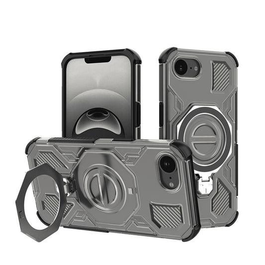 Tok Apple iPhone 17e / 16e-hez, Techsuit, Carbon Shield Pro, Füstszínű