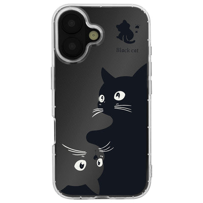 Tok Apple iPhone 17-hez, OEM, Ultra Trendy Cat, Fekete