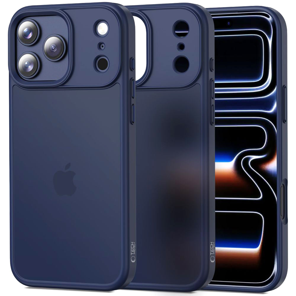 Tok a Apple iPhone 17 Pro-hoz, Tech-Protect, Magmat, Matt Sötétkék