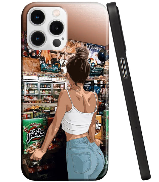 Tok Apple iPhone 14 Pro-hoz, Perfect Case, Favourites Series Girl, Többszínű