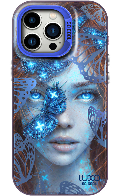 Case for Apple iPhone 17, LUXO So CooL, ArcadiA Butterfly Girl, Multicolor