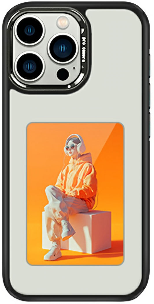 Tok Apple iPhone 16 Pro-hoz, OEM, Egyedi E-Ink kijelző (4 hüvelyk), Fehér
