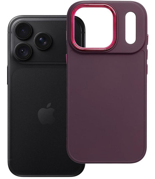 Tok Apple iPhone 18 Pro / iPhone 17 Pro készülékhez, OEM, Frame, bordó