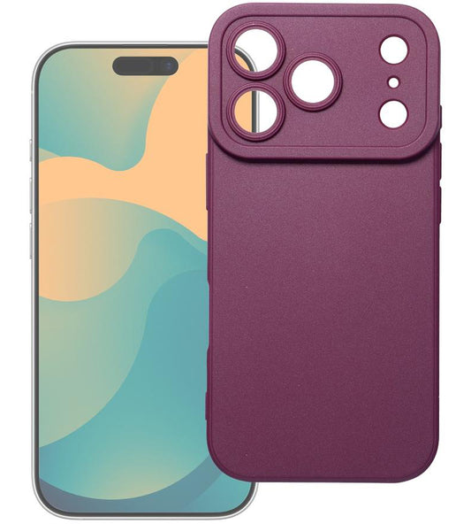 Tok Apple iPhone 18 Pro Max / 17 Pro Max készülékhez, OEM, Matt 2.0, bordó színű