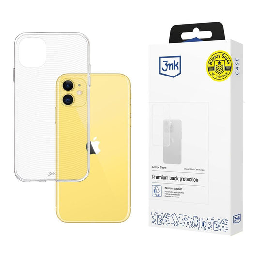 Tok Apple iPhone 11-hez, 3MK, Armor, Átlátszó