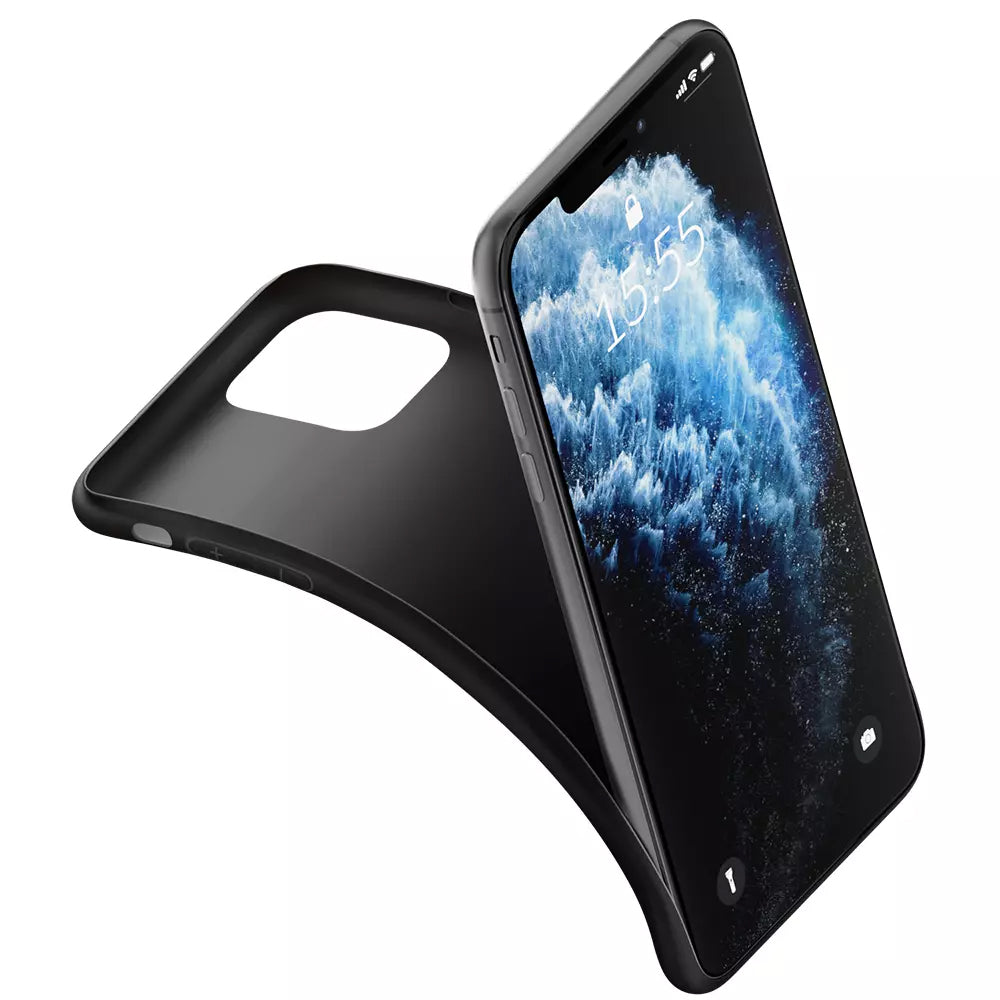 Tok Apple iPhone 11-hez, 3MK, Matt fekete