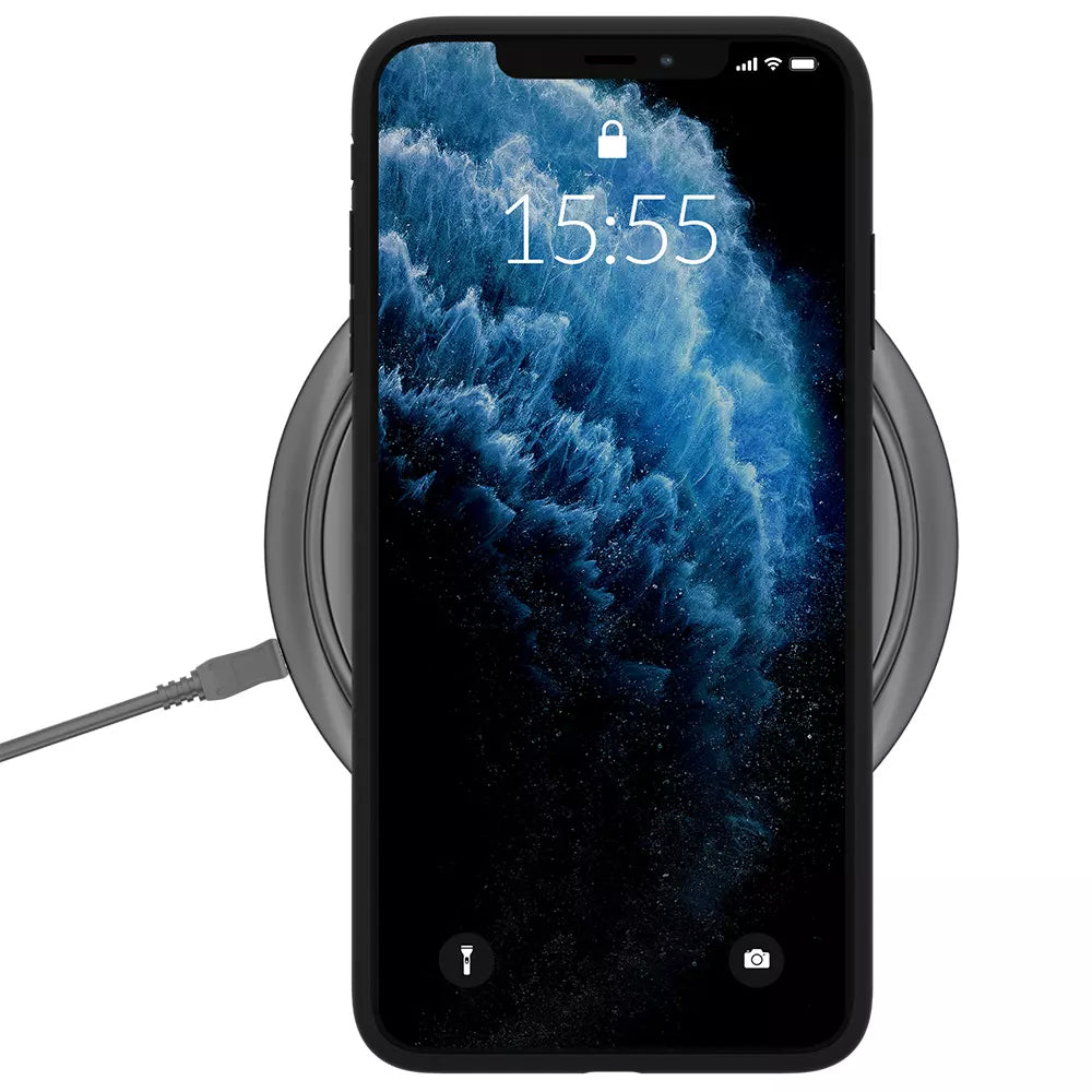 Tok Apple iPhone 11-hez, 3MK, Matt fekete