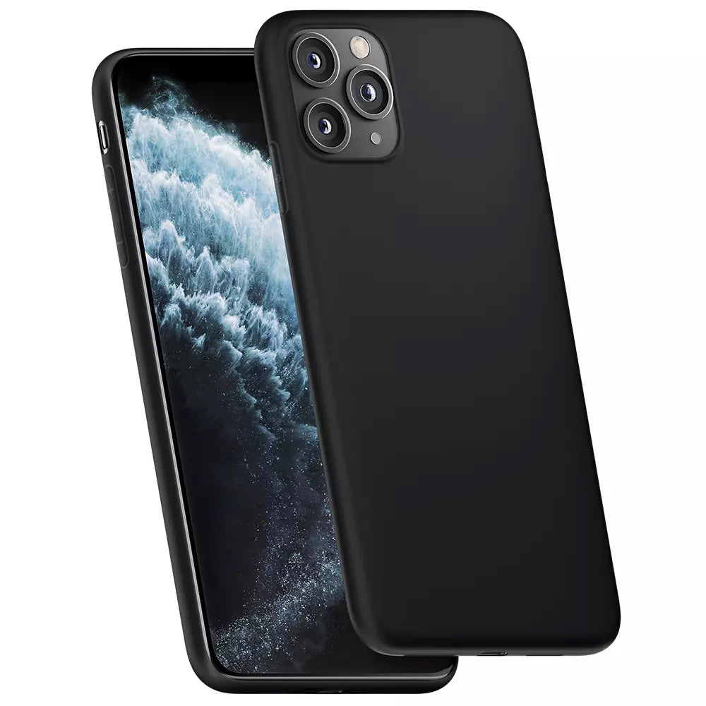 Tok Apple iPhone 11-hez, 3MK, Matt fekete