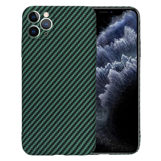 Tok Apple iPhone 11 Pro Max-hoz, Techsuit, Carbonite FiberShell, Zöld