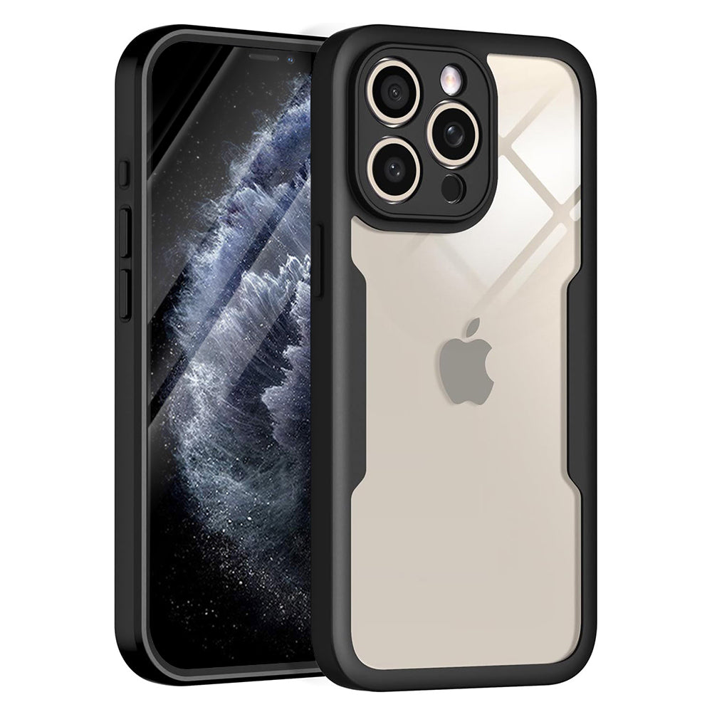 Case for Apple iPhone 11 Pro Max, Techsuit, ColorVerse 360, Black