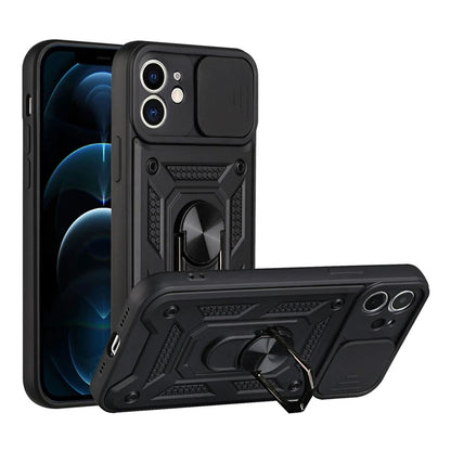 Tok Apple iPhone 11-hez, Techsuit, CamShield, Fekete