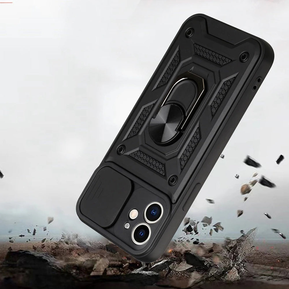 Tok Apple iPhone 11-hez, Techsuit, CamShield, Fekete