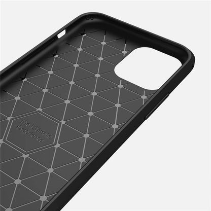 Tok Apple iPhone 11-hez, Techsuit, Karbon, Fekete