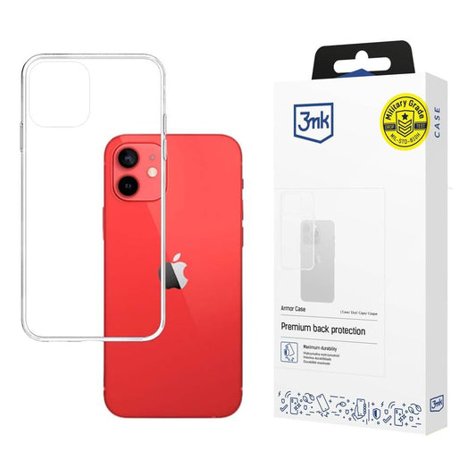 Tok Apple iPhone 12 / 12 Pro-hoz, 3MK, Armor, Átlátszó