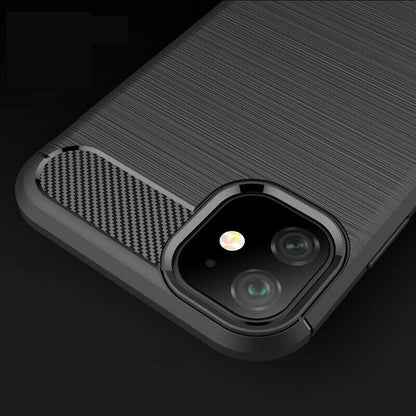 Tok Apple iPhone 12 mini-hez, Techsuit, Karbon, Fekete
