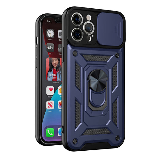 Tok Apple iPhone 12 Pro-hoz, Techsuit, CamShield, Kék