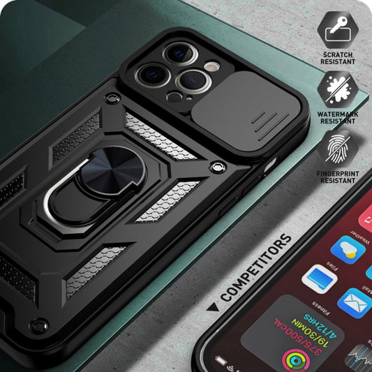 Tok Apple iPhone 12 Pro-hoz, Techsuit, CamShield, Kék
