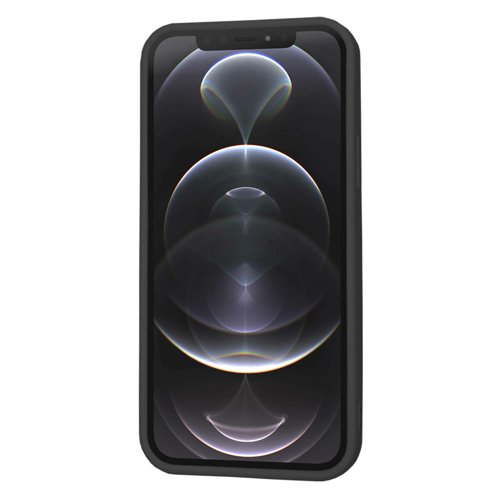 Tok Apple iPhone 12 Pro-hoz, Techsuit, SoftFlex, Fekete