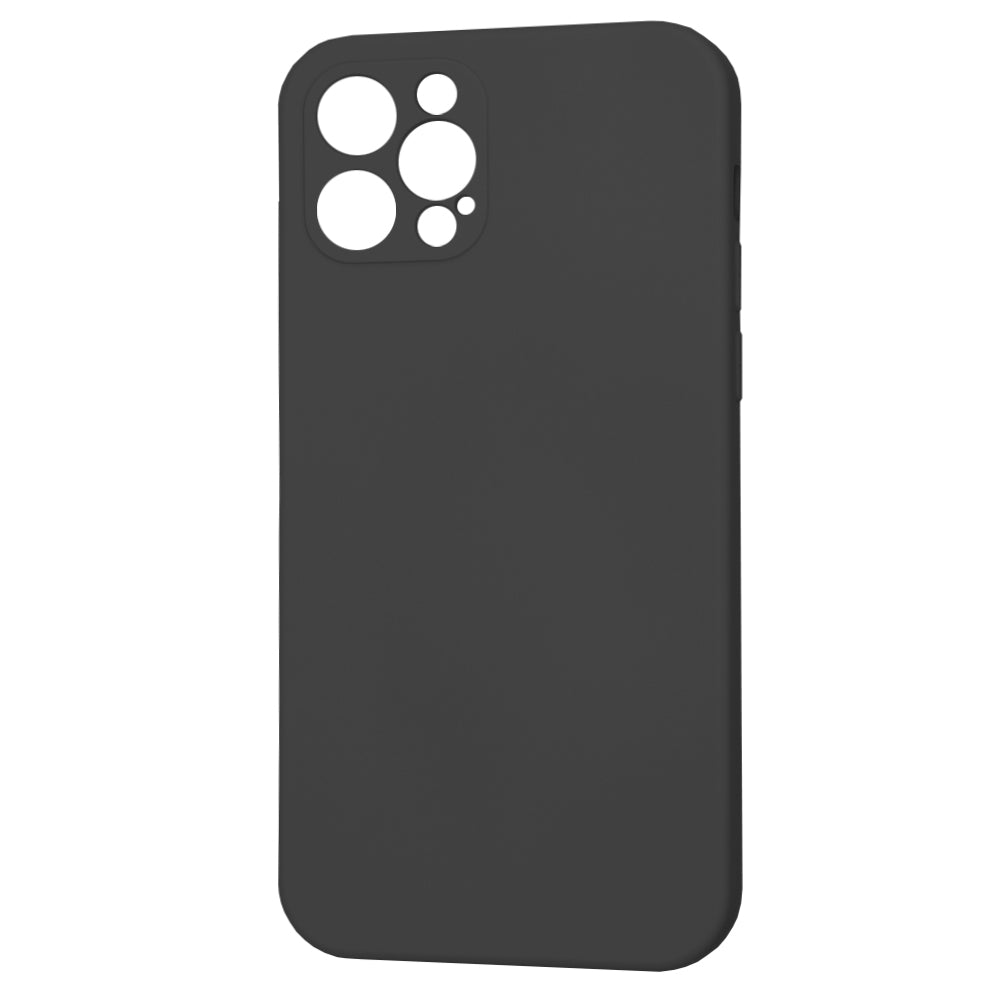 Tok Apple iPhone 12 Pro-hoz, Techsuit, SoftFlex, Fekete