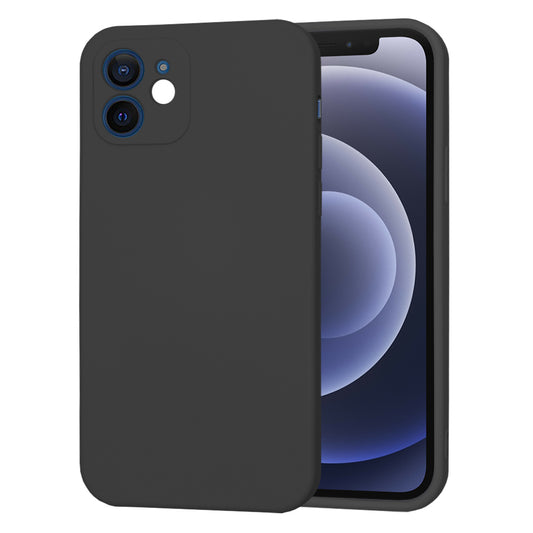 Tok Apple iPhone 12-hez, Techsuit, SoftFlex, Fekete