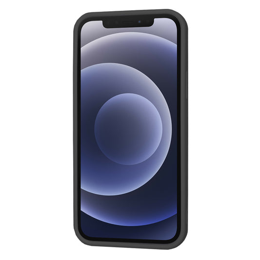 Tok Apple iPhone 12-hez, Techsuit, SoftFlex, Fekete