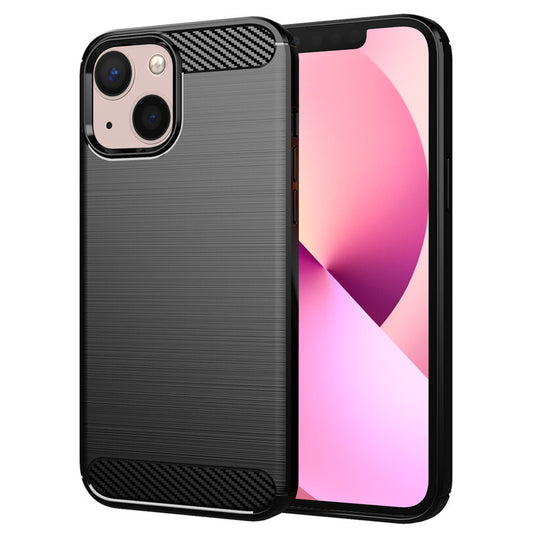 Tok Apple iPhone 13 mini-hez, Techsuit, karbon, fekete