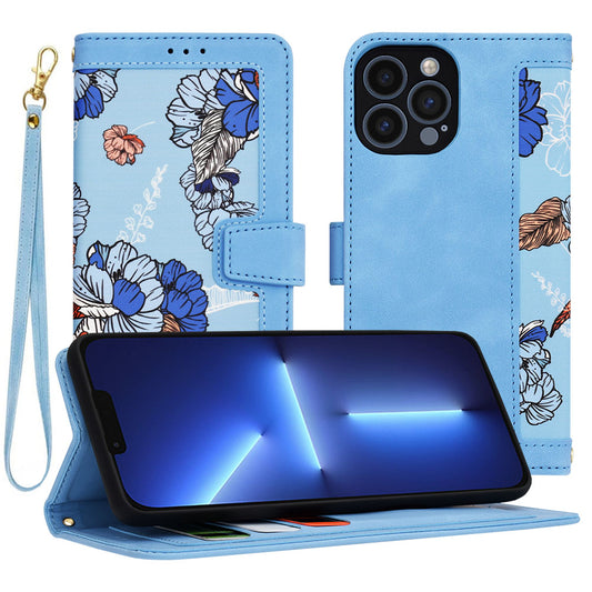 Tok Apple iPhone 13 Pro Max-hoz, Techsuit, FlipCraft, Kék