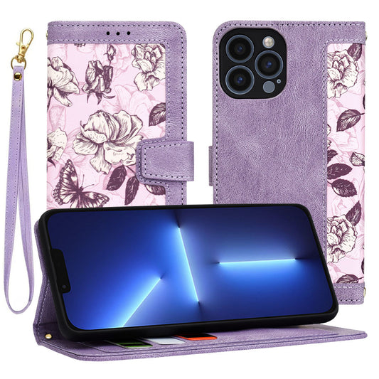Tok Apple iPhone 13 Pro Max-hoz, Techsuit, FlipCraft, Lila