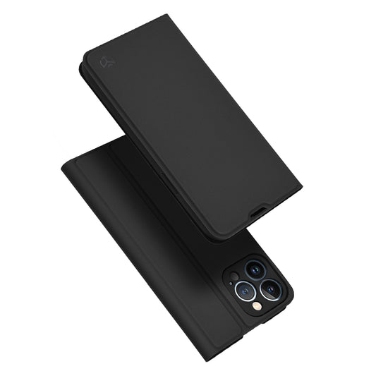 Tok Apple iPhone 13 Pro Max-hoz, Techsuit, Magskin Book, Fekete