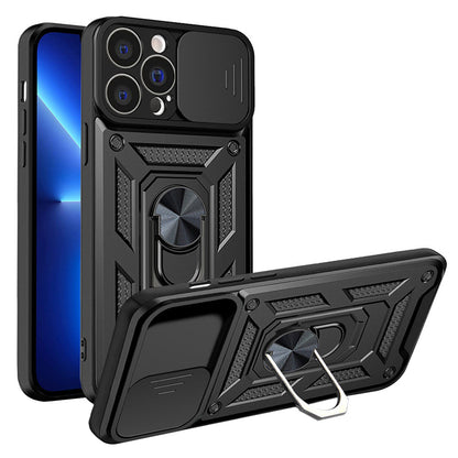 Tok Apple iPhone 13 Pro-hoz, Techsuit, CamShield, Fekete