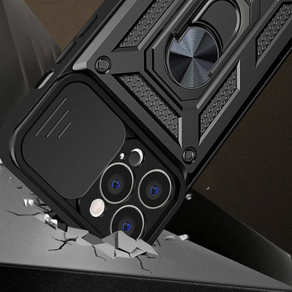 Tok Apple iPhone 13 Pro-hoz, Techsuit, CamShield, Fekete