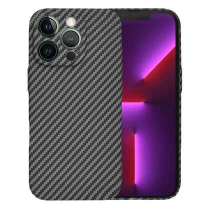 Tok Apple iPhone 13 Pro-hoz, Techsuit, Carbonite FiberShell, Fekete