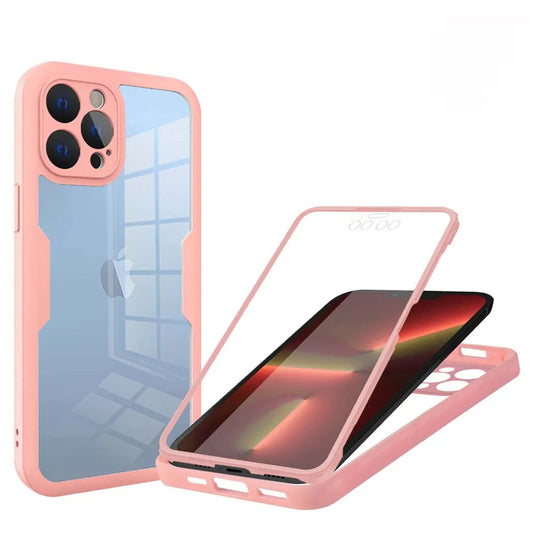 Tok Apple iPhone 13 Pro-hoz, Techsuit, ColorVerse 360, Rózsaszín