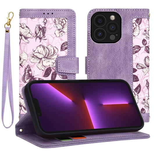 Tok Apple iPhone 13 Pro-hoz, Techsuit, FlipCraft, Lila